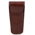 Exclusive leather 2 slots pen/watch holder